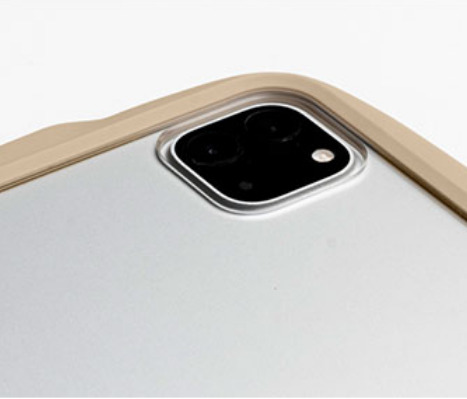 画面を守るフチ高設計