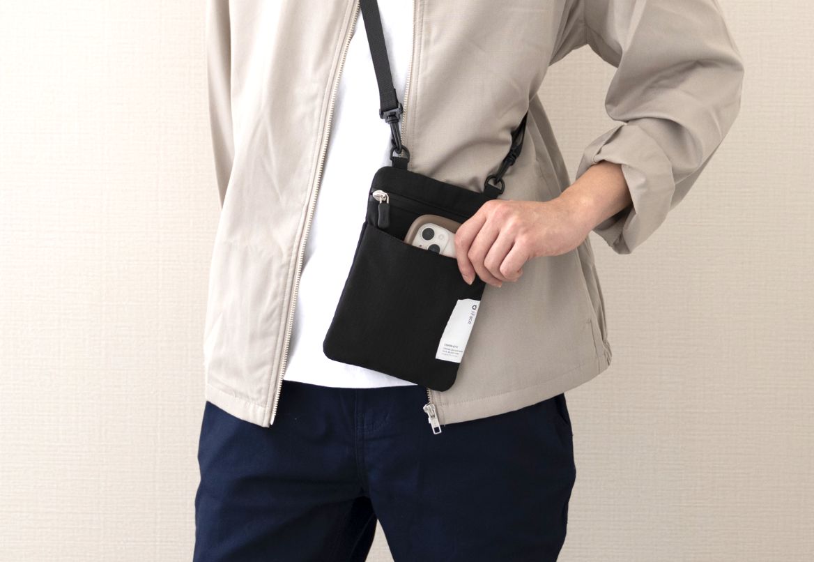 iFace Mobile Pouch モバイルポーチショルダーストラップブラック iFace Coverletti モバイルポーチ｜iFace公式