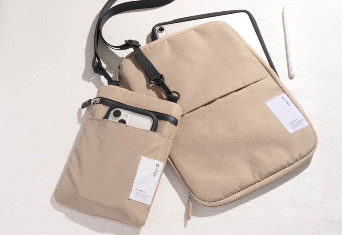 iFace Mobile Pouch モバイルポーチショルダーストラップブラック iFace Coverletti モバイルポーチ｜iFace公式
