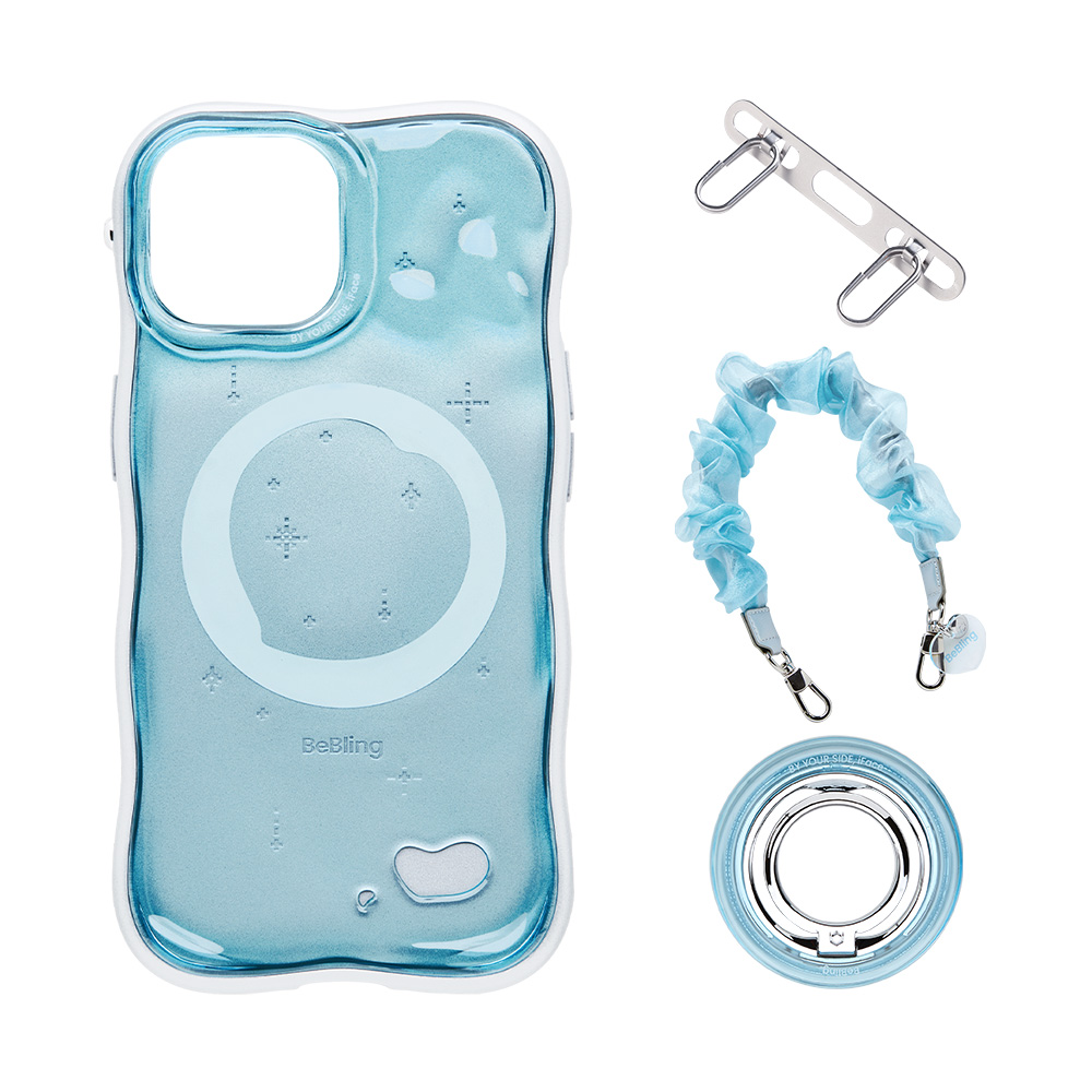 iPhone17用 iFace BeBling 2 ケース＋リングホルダーセット iFace BeBling2セット (スマホケース＆リングホルダー＆ハンド