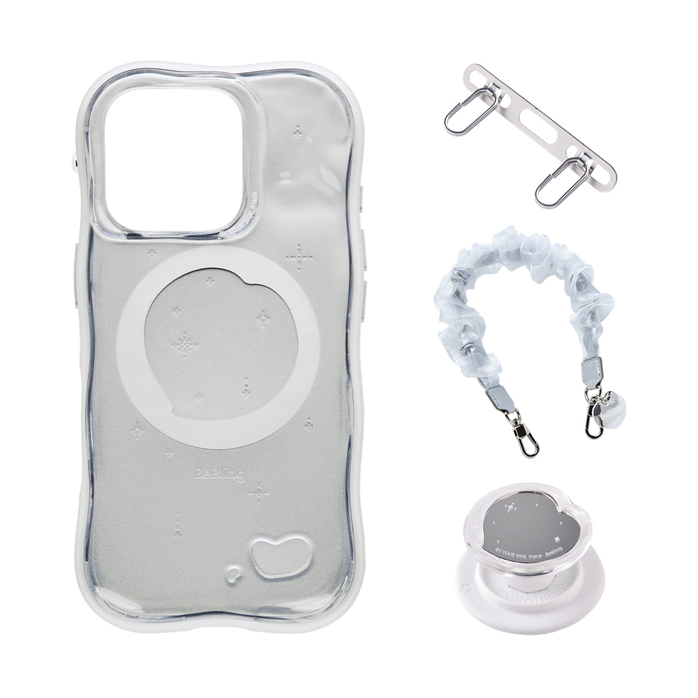 ブラックiFace BeBling for iPhone 16 + リングセット ブラックiFace BeBling for iPhone 16 + リングセット ブラックiFace