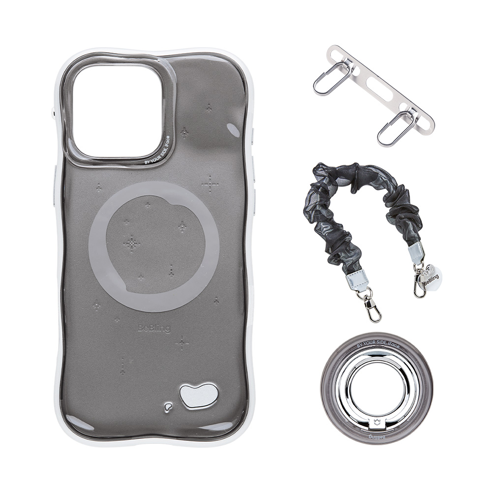 iFace BeBling2セット (スマホケース＆リングホルダー＆ハンド