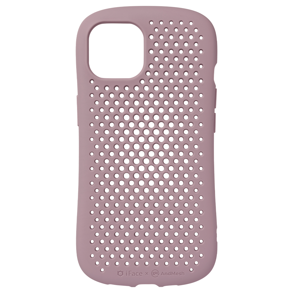 【色: ペールブルー】iFace × AndMesh MESH Grip Cas