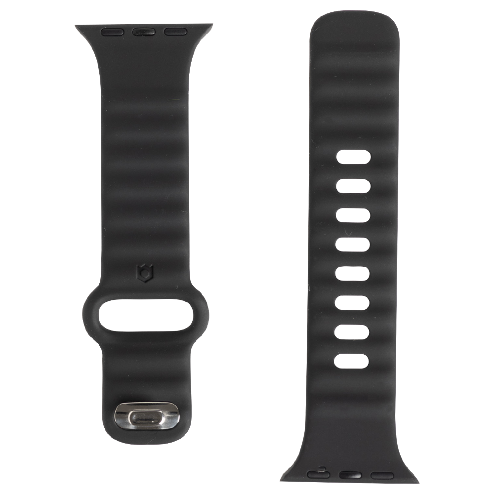 Apple Watch用 ブラック シリコンバンド Apple Watch 42mm ブラック シリコンバンド Apple Watch 49⁄46⁄45⁄44