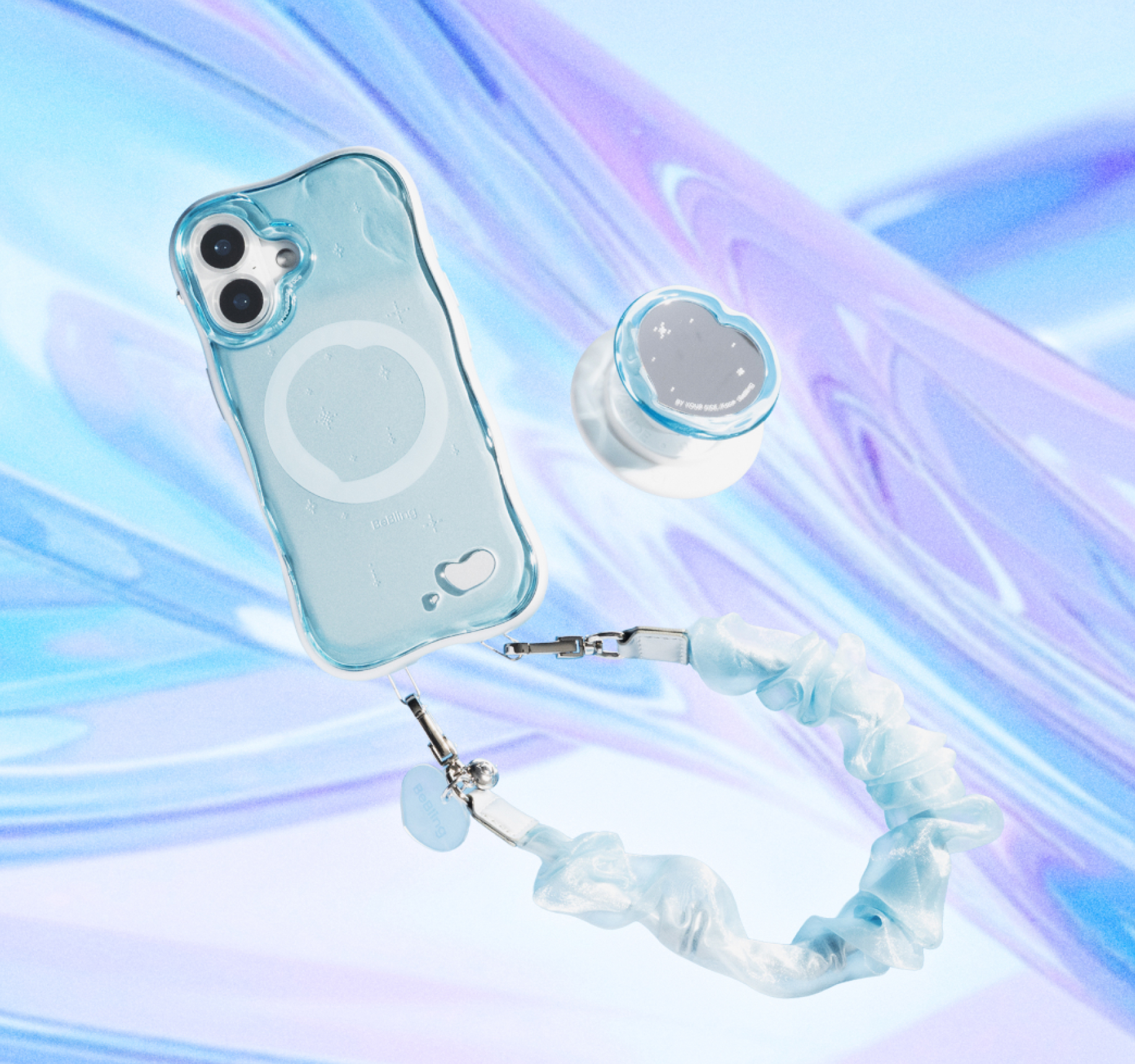 か*読様 iFace BeBling 2 ブルー ケース＋グリップホルダー Amazon | iFace BeBling 2 MagSynq Grip Holder MagSafe対応 スマホ