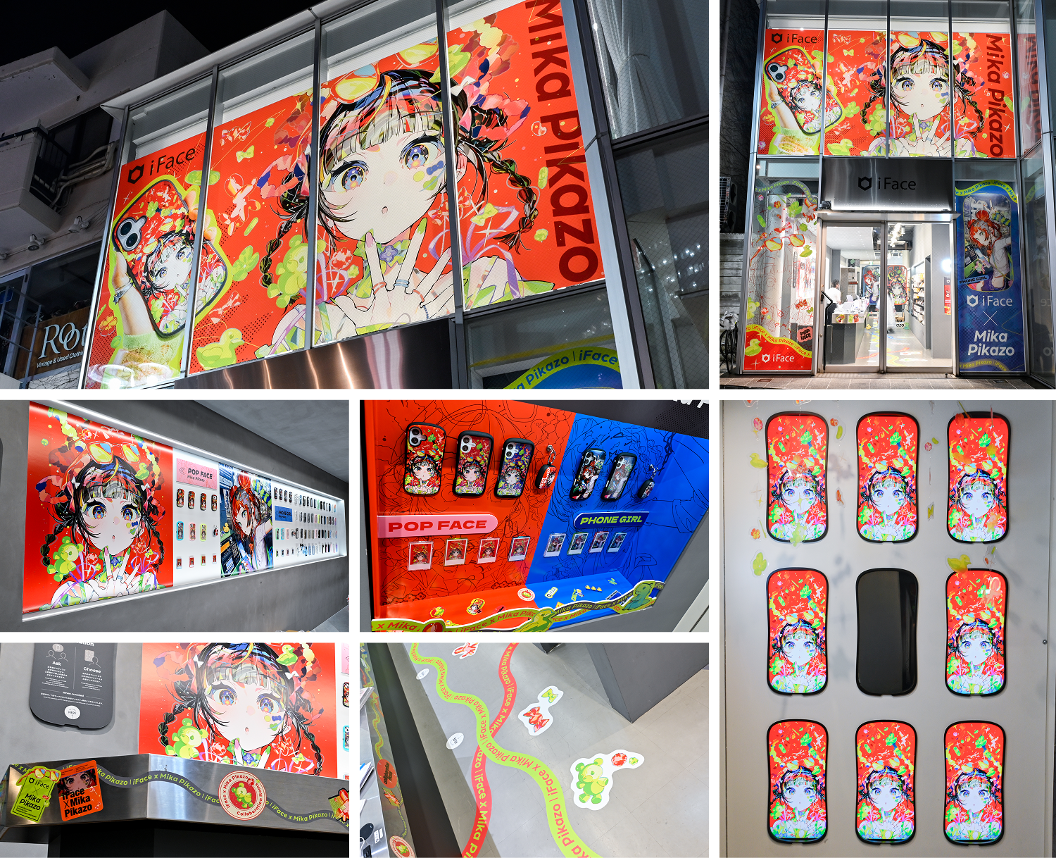 iFace原宿店 期間限定ウィンドウディスプレイ