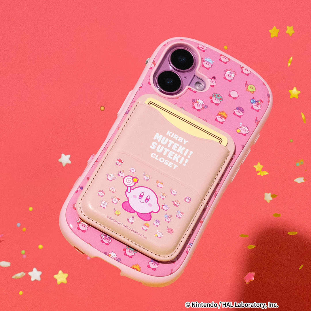 UNIS CIRIOUS withmuu カービィ カービー トレカ ユニス MagSafe対応！ 『星のカービィ』デザインのカードウォレットが新