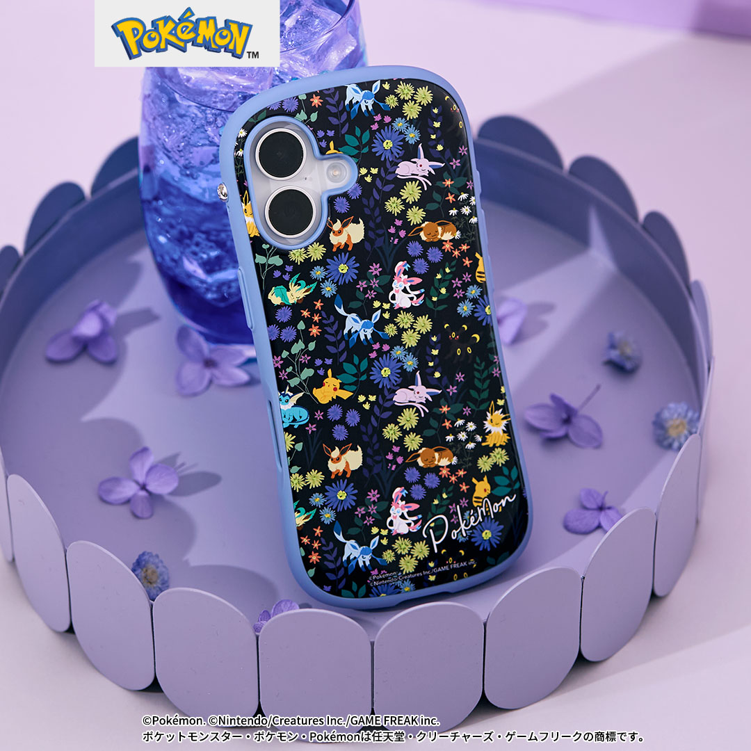 iFace」からポケモンの新デザインが登場！ 華やかな花柄のスマホケース