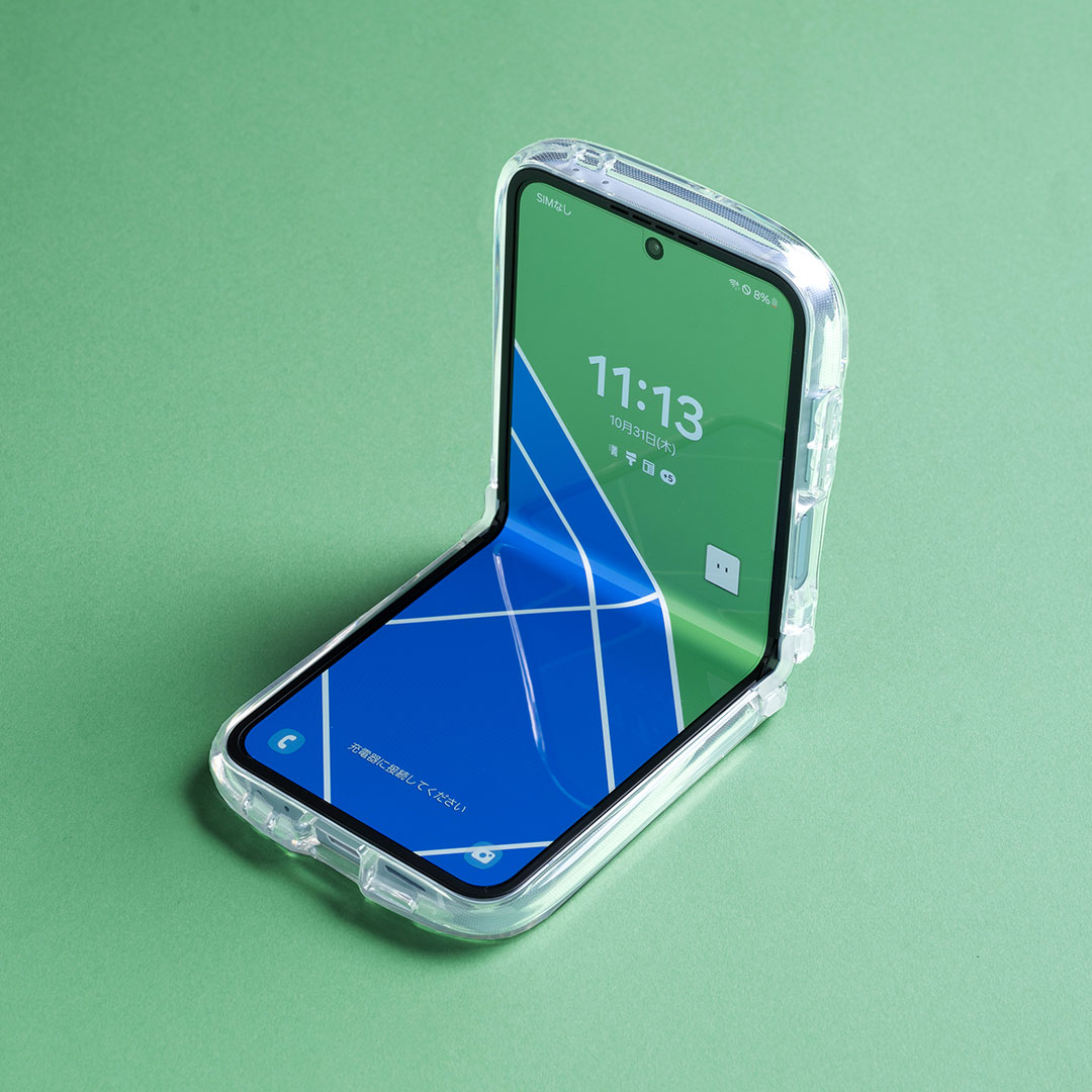 iFace Look in Clear」から、Galaxy Z Flip 6対応クリアケースが