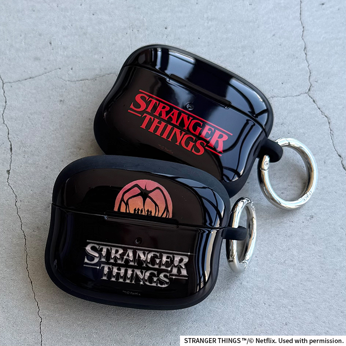 ストレンジャー・シングス-AirPodsケース-ロゴ-マインド・フレイヤー