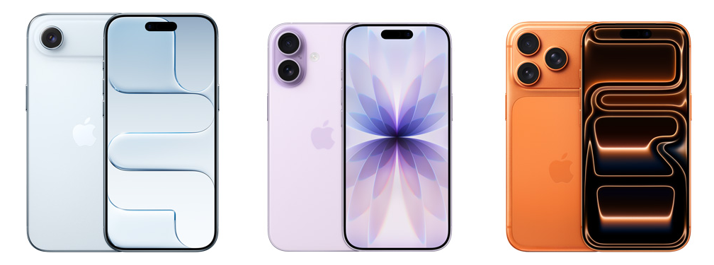 iPhone 17-iPhone 17 Pro-iPhone 17 Pro Max-iPhone 17 Air