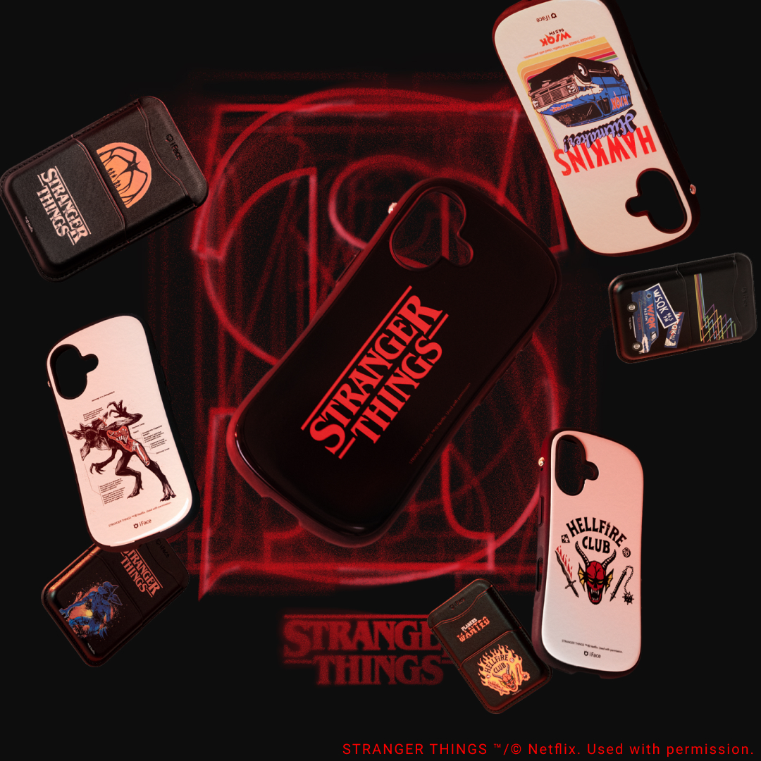 Netflixシリーズ「ストレンジャー・シングス 未知の世界」 iFace