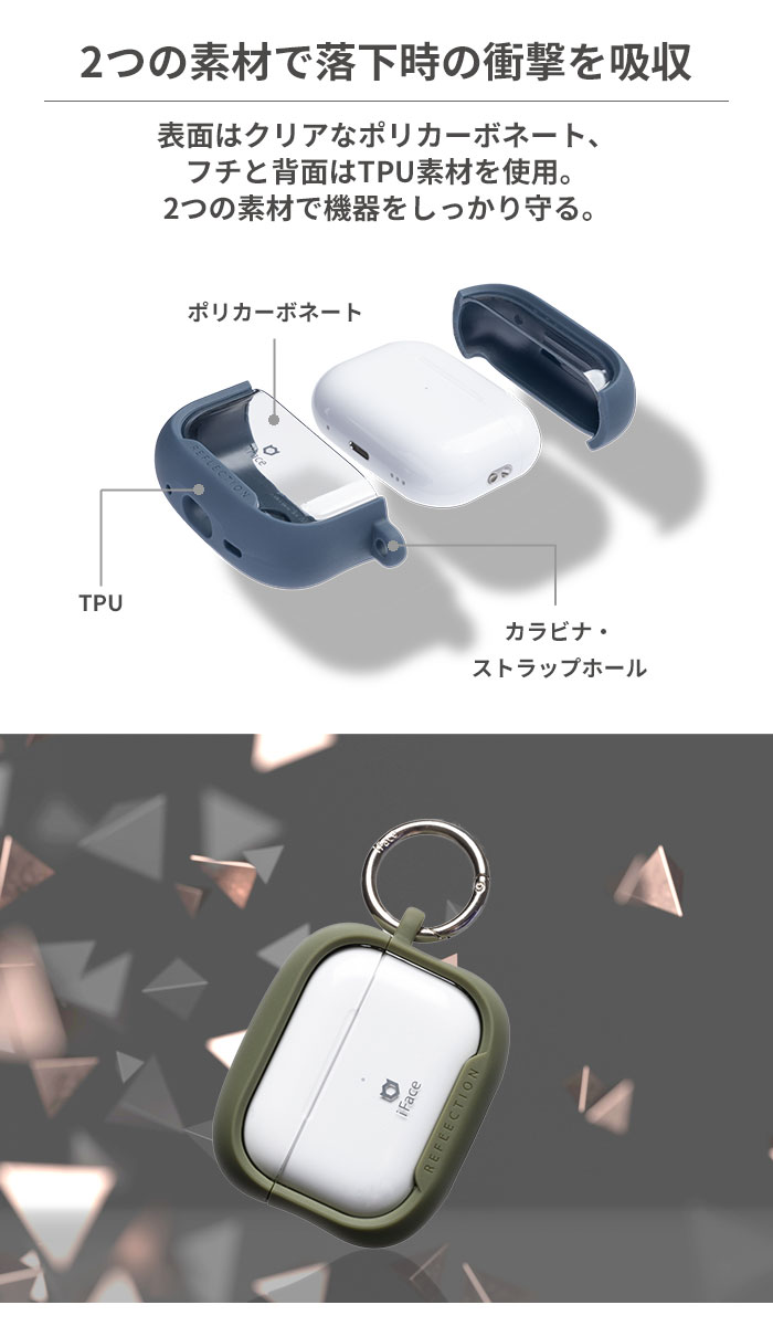 AirPods3 + iFaceケース iFace 公式 AirPods Pro ケース airpods 第3世代 エアーポッズ