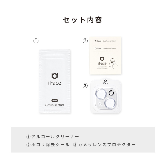 iFace Tempered Glass Camera Lens Protector 強化ガラス カメラレンズ