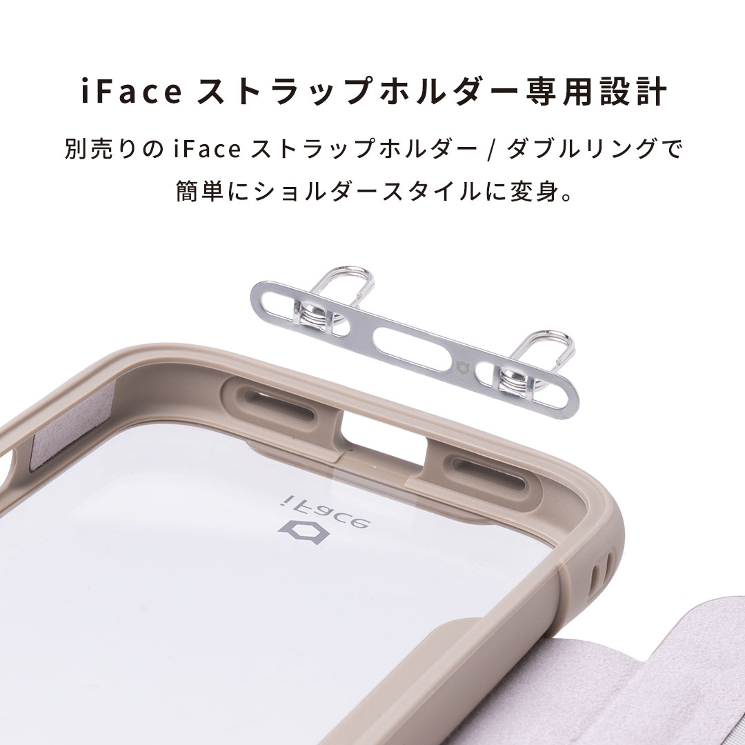 iFace Reflection ダイアリー ポリカーボネート クリア スマホケース