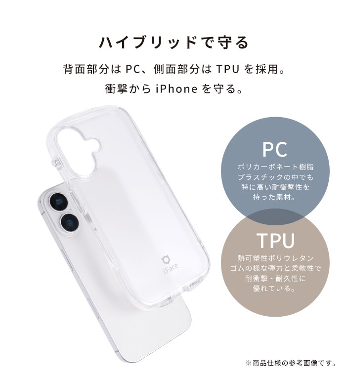 iphone 13 +look in clear ケース iFace Look in Clear スマホケース｜iFace公式