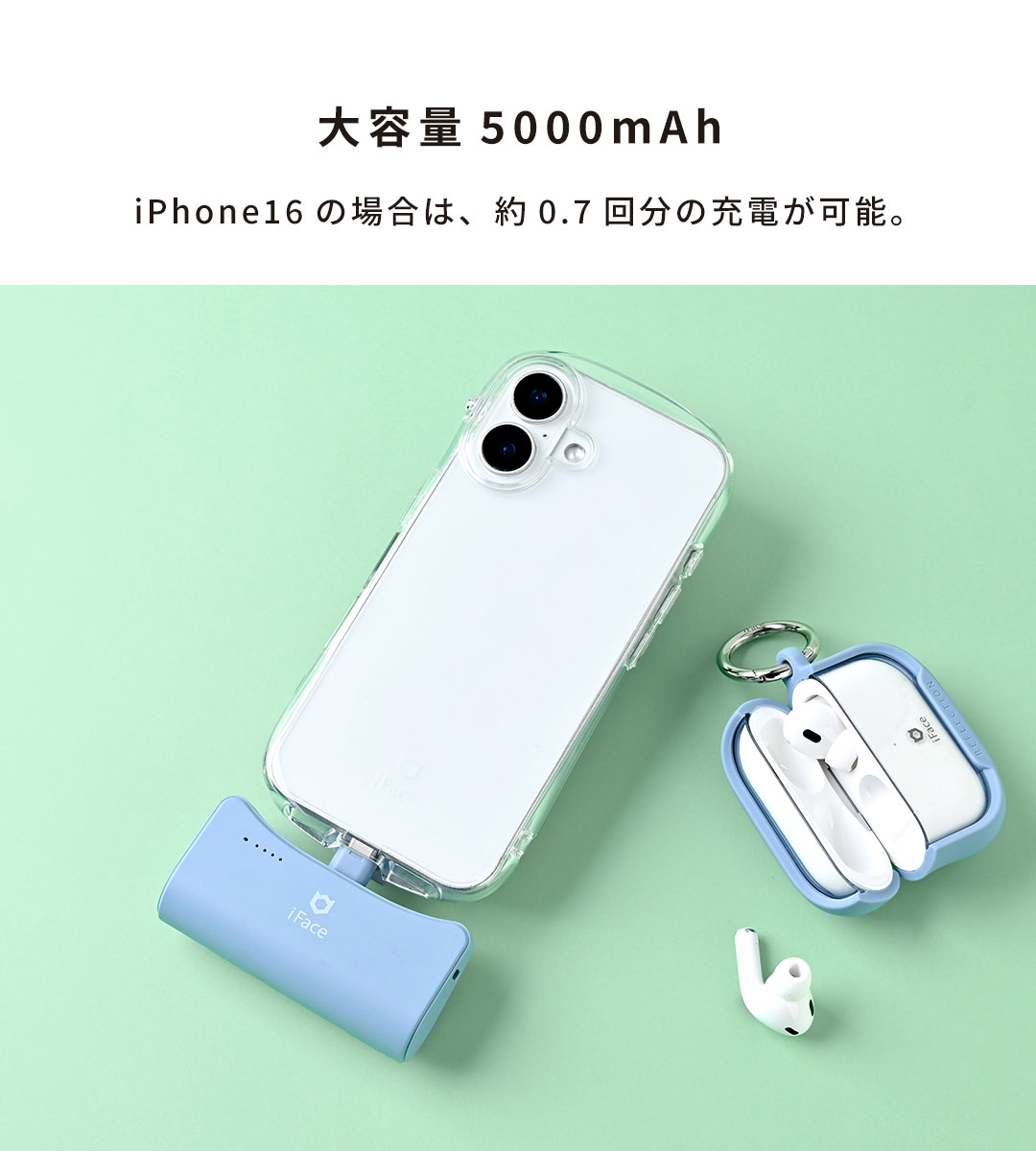 iFace 急速充電対応 ダイレクトモバイルバッテリー｜iFace公式