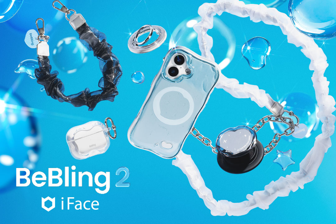 iFace BeBling2セット (スマホケース＆グリップホルダー＆ハンド