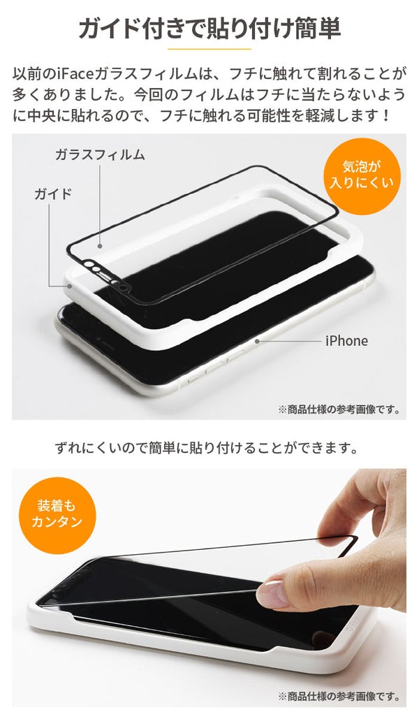 iFace IFACEラウンドエッジテンペラードガラススクリーンプロテクタIP